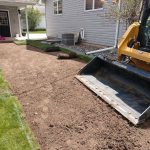 Removing Old Sod With Skid Steer